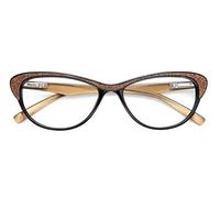 Mast Industria Italiana OCCHIALE DA LETTURA PREMONTATO TWINS PLATINUM GINEVRA MARRONE +1,50