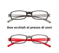 Occhiale da lettura premontato twins silver double +1,50