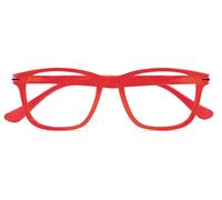 Mast Industria Italiana OCCHIALE DA LETTURA PREMONTATO TWINS SILVER FLAM ROSSO +3,50