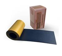 Toppe autoadesive originali per la riparazione della pelle MastaPlasta - BLU MARINO 150 x 10 cm. Il tuo kit di riparazione pelle rapido e facile, per divani, sedili auto e fai da te