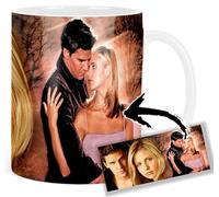 MasTazas Angel & Buffy David Boreanaz Sarah Michelle Gellar A Tazza Ceramica Mug