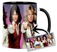 MasTazas Charlie's Angels Jaclyn Smith Farrah Fawcett Kate Jackson Tazza Interna e Maniglia Nera Ceramica Mug