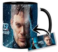 MasTazas Dexter New Blood Michael C Hall Tazza Interna e Maniglia Nera Ceramica Mug