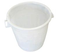 Bidone Pattumiera Spazzatura con Coperchio Multiuso Bianco 50 Litri