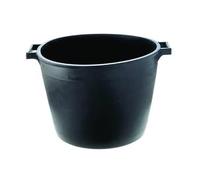 MASTELLO LT 40 + MANICI NERO VASO SECCHIO EDILIZIA GIARDINO FERR 243056