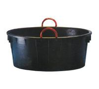 MASTELLONE SOTTOSPINA TONDO NERO + MANICI ICS LDPE LT 80 CM 65 H.CM 32