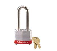 Master 3LHRED Safety lockout Keyed different Padlock 1 - 9/40,6 cm Body con gambo lunghezza extra 5,1 cm, rosso nuovo