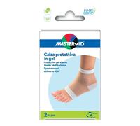 Master-Aid Foot Care - Calza Protettiva in Tessuto + Gel, 2 calze