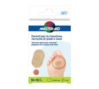 Master-Aid Cerotti per verruche Footcare Mani e Piedi 16 pezzi