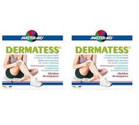 MASTER AID Dermatess, Bianco/Blu, 10 x 10 cm (Confezione da 2)