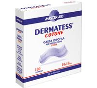 Master-Aid Garza compressa Dermatess in cotone 10x10 cm 100 pezzi