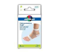 Master-Aid Foot Care - Calza Protettiva in Tessuto + Gel, 2 calze