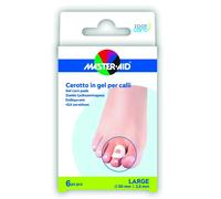 Master-aid foot care cerotto gel calli taglia l 6 pezzi