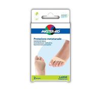 PROTEZIONE METATARSALE MASTER AID protezione gel e tessuto metatarso LARGE 2 pz