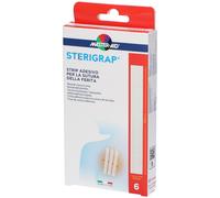 Master-aid Sterigrap Strip Adesivo Sutura Ferite 100x12 Mm 6 Pezzi