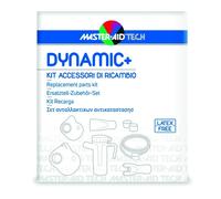 Master-Aid MASTER AID TECH DYNAMIC+ KIT ACCESSORI DI RICAMBIO AMPOLLA + MASCHERA ADULTI + MASCHERA BAMBINI + 2 FILTRI ARIA + BOCCAGLIO + FORCELLA NASALE + TUBO RACCORDO PVC