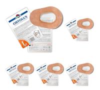 MASTER AID Ortolux - Protezione oculare sterile autoadesiva ed ergonomica, Large (114x80 mm), 1 Pezzo (Confezione da 5)