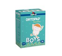 MASTER AID Ortopad Boys Medium - Cerotti Colorati Oculari per Bambini - Cerotto Occlusore Occhio Bambini per il Trattamento di Occhio Pigro e Strabismo - 1 Confezione da 20 Pezzi - 7,6 x 5,4 cm