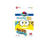 CEROTTO MASTER-AID QUADRA 3D BOYS 20 PEZZI ASSORTITI