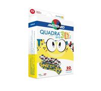 Master-aid Quadra Boys 3d 20 Pezzi Assortiti 2 Formati