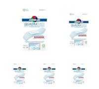 Master Aid Quadra Med Strip, 10 Pezzi Grande - 1 Prodotto (Confezione da 5)