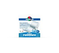 Master-Aid Rollflex - Garza adesiva per il fissaggio su pelli sensibili rotolo da 10m x 5cm, 1 rotolo