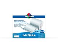 Master-Aid Rollflex - Garza autoadesiva per il fissaggio di medicazioni 10 m x 10 cm, 1 rotolo