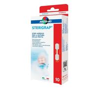 Master-Aid MASTER-AID STERIGRAP STRIP ADESIVO SUTURA FERITE 32X8 MM 10 PEZZI