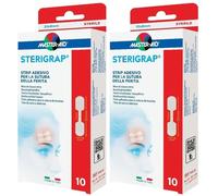Master-Aid Sterigrap Strip Adesivo Sutura Ferite 32X8 Mm 10 Pezzi 2x10