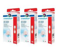 Master-Aid Sterigrap Strip Adesivo Sutura Ferite 32X8 Mm 10 Pezzi 3x10