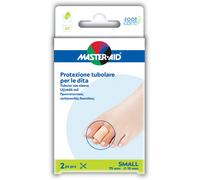 Master-Aid Protezione tubolare per dita in gel Footcare elasticizzato Small 7,5 cm Ø15 mm 2 pezzi