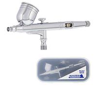 Master Airbrush Modello G23 Kit multifunzione a doppia azione per aerografo a gravità, punta da 0,3 mm, tazza fluida da 0,3 g, manico a spalla mancante, facile da usare per tutti i livelli, spray per