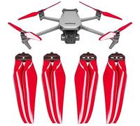 Master Airscrew Eliche Stealth per DJI Mavic 3 & Mavic 3 Pro/Cine/Enterprise/Classic/3T/3M - Rosso, 4 pezzi