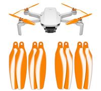 Master Airscrew Eliche Stealth per DJI Mini 2/2 SE/SE & Mini 4K - Arancione, 4 eliche nel set