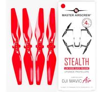 Master Airscrew Stealth - Set di 4 eliche compatibili con DJI Mavic Air, colore: Rosso