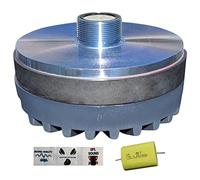 MASTER AUDIO 1 DRIVER DR8 a compressione tweeter 300 watt rms 600 watt max filettatura 3,44 cm per trombe 8 ohm 109 db bobina 5,20 cm, 1 pezzo + condensatore e 3 sticker gratis