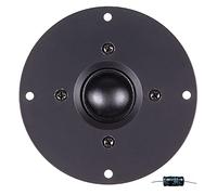 MASTER AUDIO 1 RSQ802 dome tweeter a cupola nero 100 watt rms 200 watt max da 10 cm 100 mm 4" impedenza 8 ohm bobina da 25 mm ultra slim per casa party, 1 pezzo + condensatore omaggio