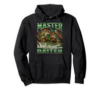 Master Baiter Divertente Pesca Offensiva Meme Bootleg Graphic Felpa con Cappuccio