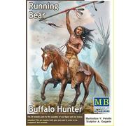 Master Box 24048 - Kit 1:24 Buffalo Hunter Running Bear - Nuovo