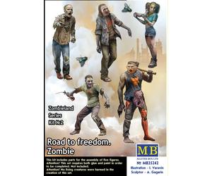 Master Box 35242 - 1/35 Zombieland Serie, Kit Nr. 2. Road To Freedom. Zombie
