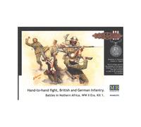 Master Box Hand to Hand Combat British and German Infantry N. Africa WWII (5) Fi