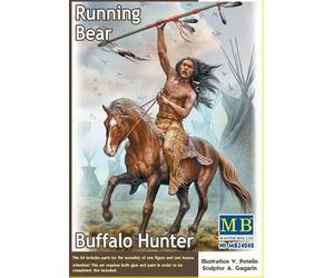 Master Box Mb24048 - 1/24 Buffalo Hunter. Running Bear - Nuovo