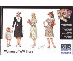 Master Box MB35148 - 1/35 Donne Della Seconda Guerra Mondiale - Nuovo