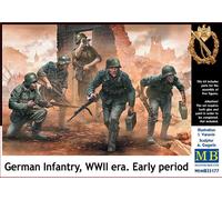 Master Box MB35177 - 1/35 Fanteria Tedesca, Era WWII. Periodo Iniziale - Nuovo
