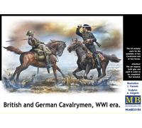 Master Box MB35184 - 1/35 Cavalieri Britannici E Tedeschi, Era Wwi - Nuovo