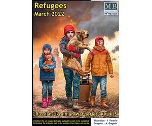 Master Box MB35228 - 1/35 Russian-Ukrainian War Serie, Kit No 5. Refugees 2022