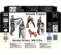 Master Box MB35237 - 1/35 Rapida Truppen. German Driver, Ww II Era - Nuovo