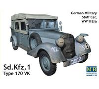 Master Box Mb3530 - 1/35 Sd.Kfz.1 Tipo 170 Vk , German Staff Auto - Nuovo
