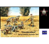 Glow2B Parti di montaggio Masterbox 1:35 Contrattacco Sovietica di Fanteria Estate 1941