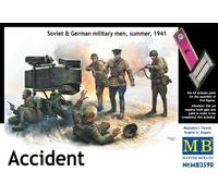 Master Box MB3590 - 1/32 Accident. Soviet & German Military Men Nuovo